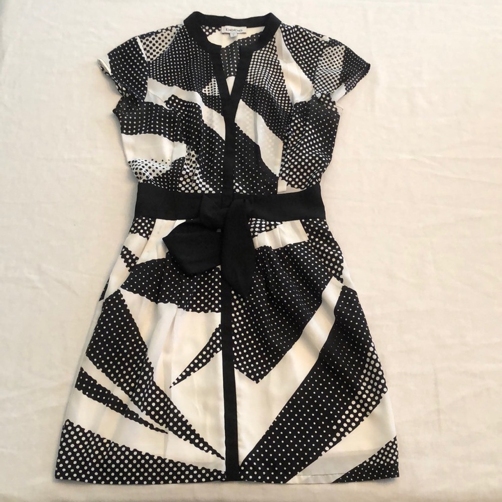 Bebe black & white dress. Size S.